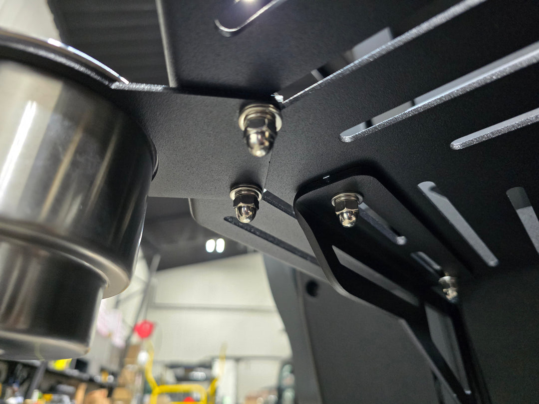 Dual Stainless Cupholders (BA CartRack™ Attachment)