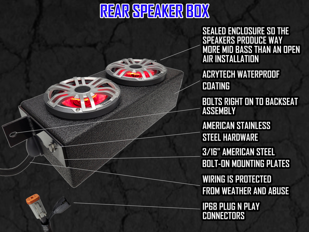 Evolution D2 150W Plug N Play 4 Speaker Sound System (GLD4) (Plus, Forester, Carrier)