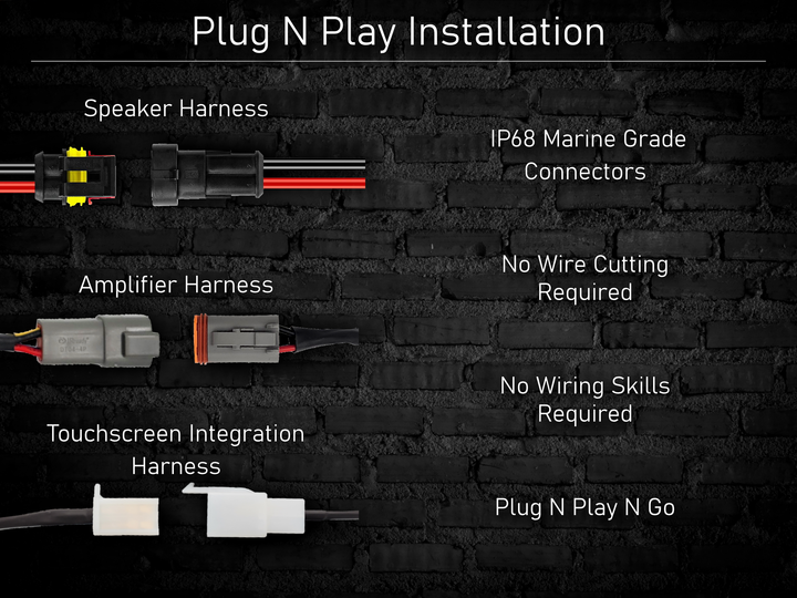 Level 2 - D5 2+2 Plus 4 Channel - Plug N Play Audio System