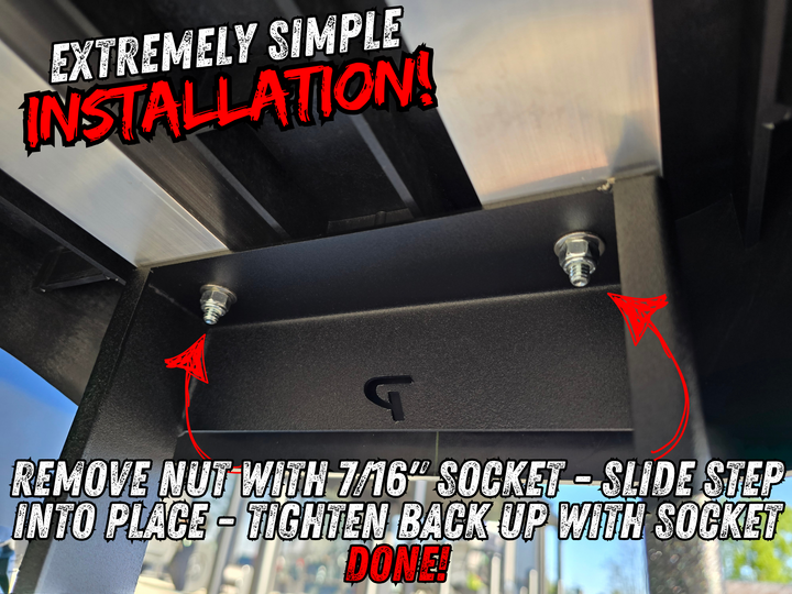 Club Car Onward Backseat Steps