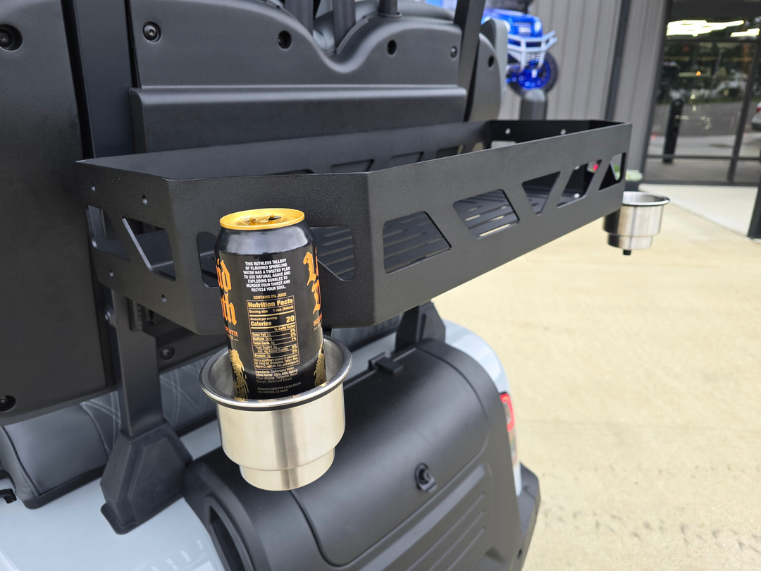 Dual Stainless Cupholders (BA CartRack™ Attachment)