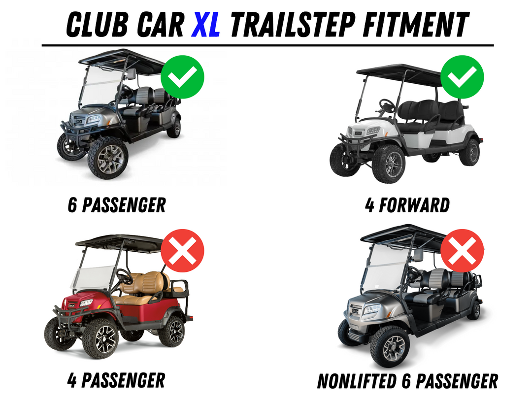 Club Car Onward XL Trailsteps™ (6 Passenger & 4-Forward)