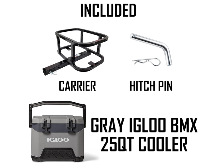 Golf Cart Hitch Mount Cooler Carrier