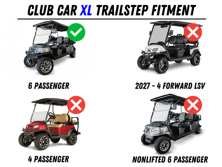 Club Car Onward XL Trailsteps™ (6 Passenger)