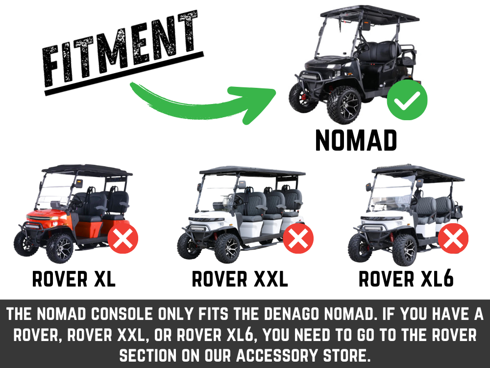 Denago Nomad Storage Console + Dome Light