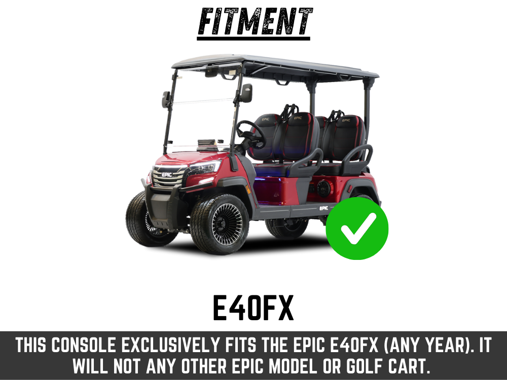 EPIC Storage Console + Dome Light (E40FX & E60FX)