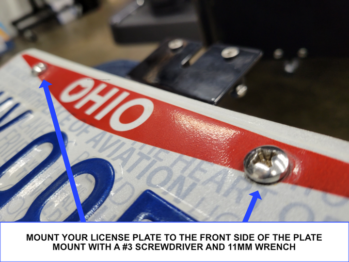 Evolution License Plate Mount