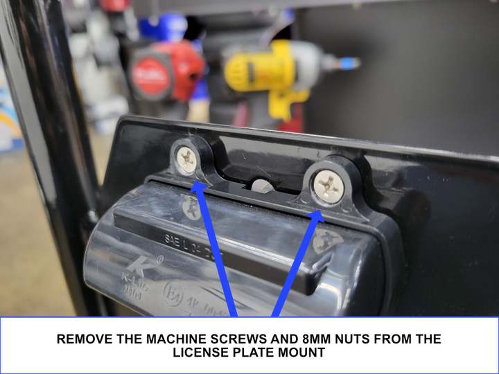 Evolution License Plate Mount