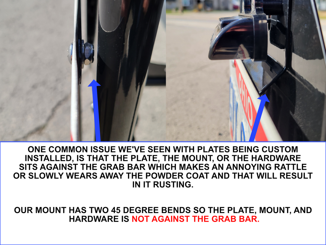 Evolution License Plate Mount