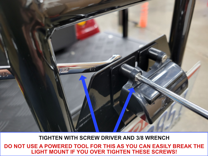 Evolution License Plate Mount