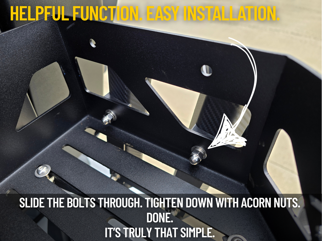 Dual Fishing Pole Rack (BA CartRack™ Attachment)