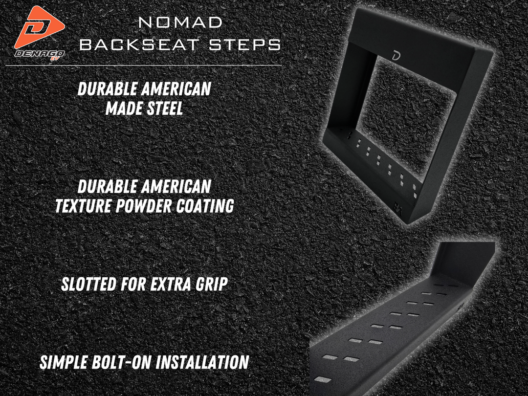 Denago Nomad XL & XL6 Backseat Steps