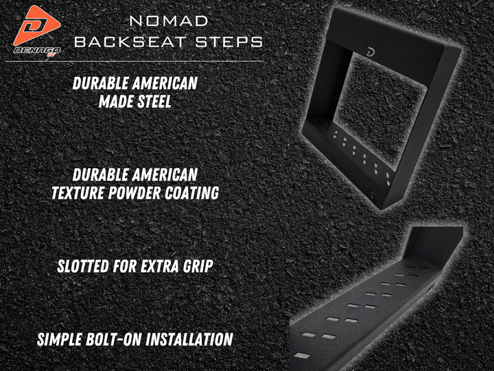 Denago Nomad XL & XL6 Backseat Steps