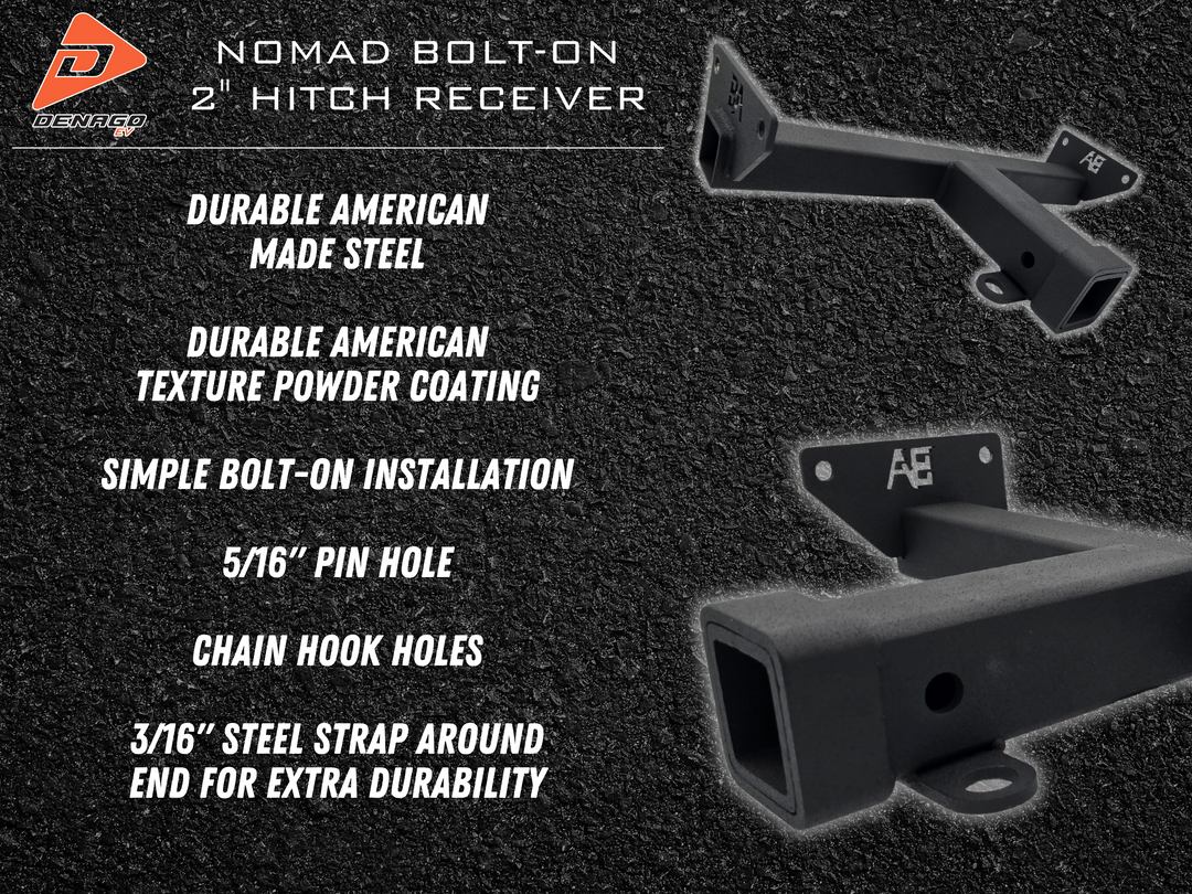 Denago Nomad & XL6 2" Hitch Receiver