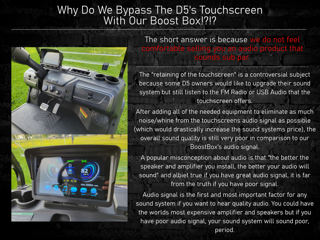 D5 Soundbar BoostBox™