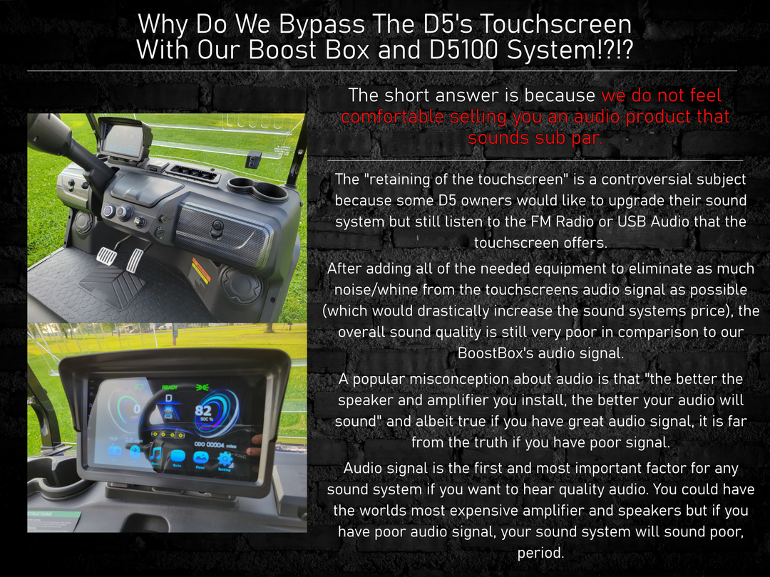 D5 150W Plug N Play 4 Speaker System + Soundbar BoostBox™ (150.4)