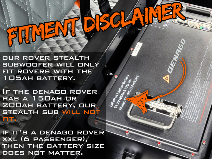 Denago Rover 800W Signature Sound System (Level 3)