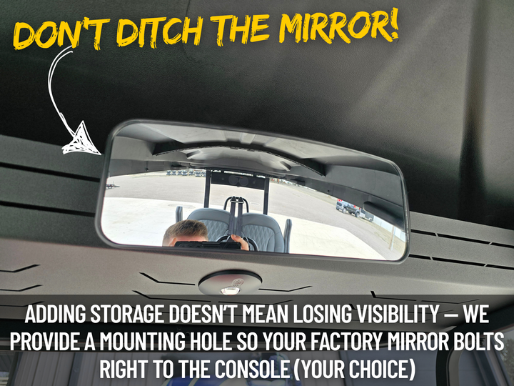 Denago Rover Storage Console + Dome Light