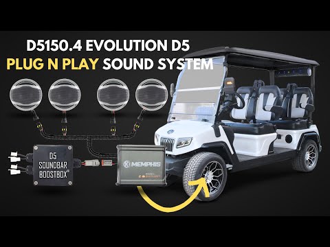 D5 150W Plug N Play 4 Speaker System + Soundbar BoostBox™ (150.4)