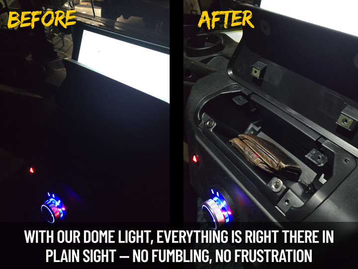 Denago Rover Storage Console + Dome Light