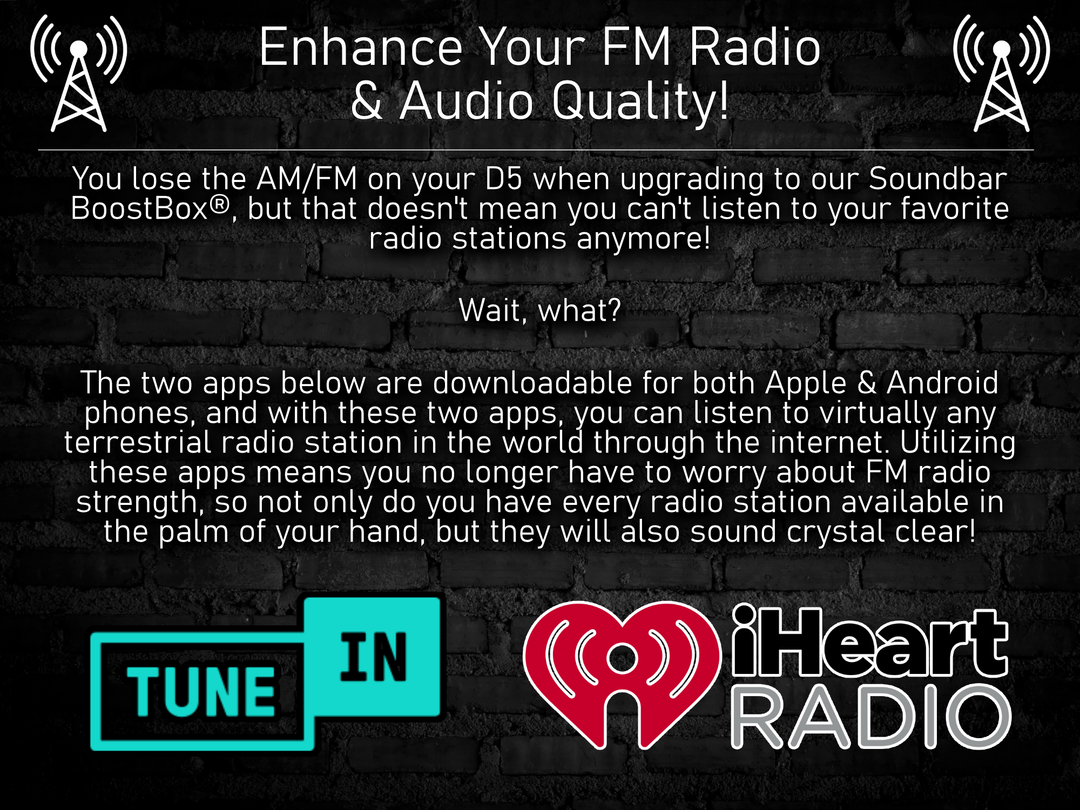 D5 150W Plug N Play 2 Speaker System + Soundbar BoostBox™ (150.2)